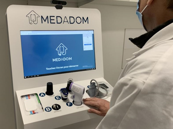 Cabine de téléconsultation Medadom